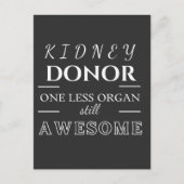 Nierdonor Dank u Briefkaart (Voorkant)