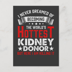 Nierdonor Organische transplantatie Herstel van ch Briefkaart