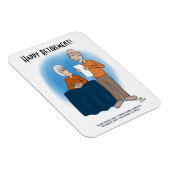 Nieren Kaart Folded Retirement Kaart Magneet (Rechterzijde)