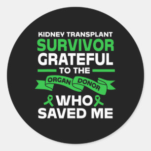 Nieren Ontvanger Nieren Transplant Overleving Ronde Sticker