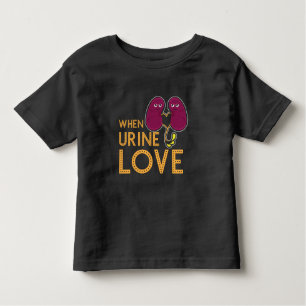 Nieren Shirt wanneer Urine Love Kidney Humor