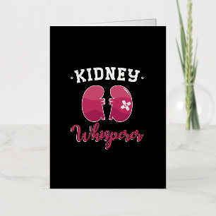 Nieren Whisperer Dialyse Neefrologie Tech Folie Wenskaart