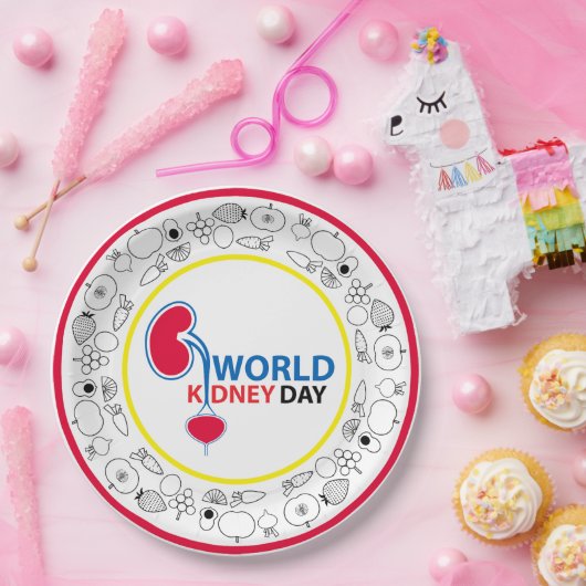 Niergezondheid voor iedereen overal papier Bord (Feest)