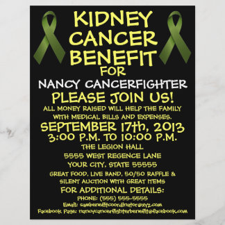 Nierkanker Benefit Flyer