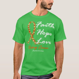 Nierkanker bewustzijn Geloof Hoop Liefde In Deze F T-shirt