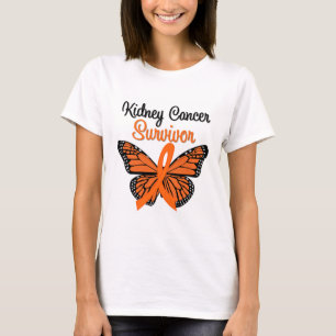 Nierkanker SURVIVOR Butterfly T-shirt
