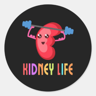 Niernefrologie Verpleegkundige Dialyse Technicus 1 Ronde Sticker