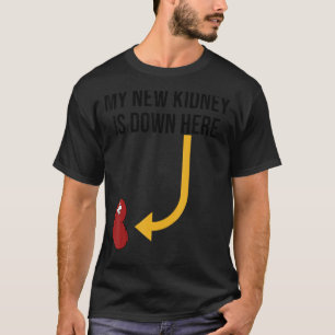 Niertransplantatie Mijn nieuwe nieren Begunstigde T-shirt