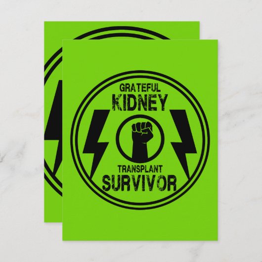 Niertransplantatie Overleving (Voorkant / Achterkant)