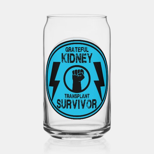 Niertransplantatie Overleving Blikvorm Glas (Voorkant)