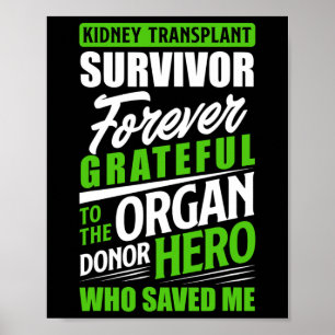 Niertransplantatie Survivor Organ Nierdonor Reci Poster