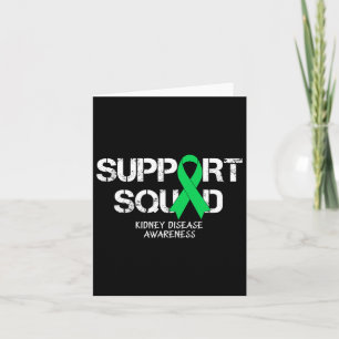 Nierziekte Awareness Support Squad Mannen Vrouwen Kaart