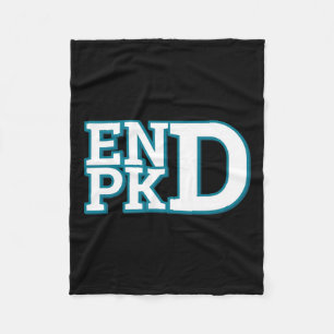 Nierziekte Bewustzijn Einde PKD Strijd 1 Fleece Deken