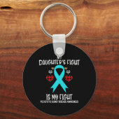 Nierziekte Bewustzijn Mijn dochter's gevecht is M Sleutelhanger (Voorkant)