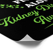 Nierziekte Bewustzijn Ribbon Family Niemand Vechte Poster (Hoek)