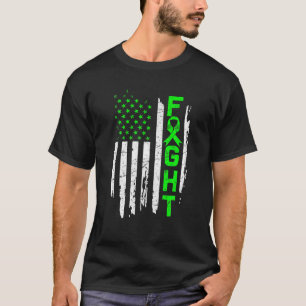 Nierziekte bewustzijn T - shirts Amerikaanse vlag 