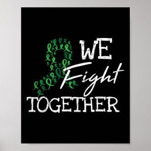 Nierziekte Groen lint Familie Quote Awareness Poster
