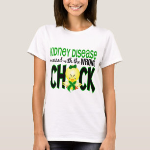 Nierziekte met de verkeerde kuiken t-shirt