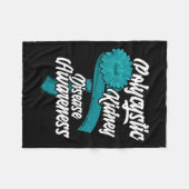 Nierziekte Voorlichting 5 Fleece Deken (Voorkant (Horizontaal))