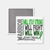 Nierziekte Warrior Magneet (Voorkant / Achterkant)