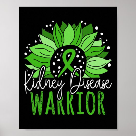 Nierziekte Warrior Poster (Voorkant)