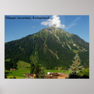 Niesen mountable, Zwitserland Poster