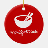 Niet-ở gettable keramisch ornament (Achterkant)