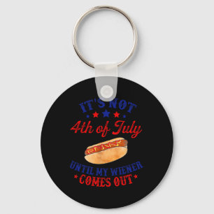 Niet 4 juli tot mijn Wiener uitkomt Sleutelhanger