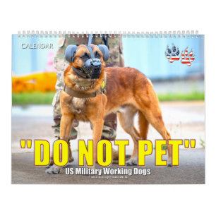 “NIET Aaien” - US Militair Werkhonden Kalender