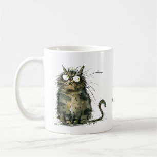Niet. Aanraken. Ruige Katten Werkplek Humor Koffiemok