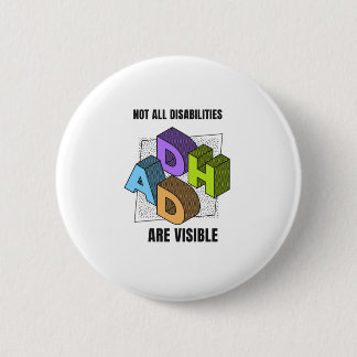 Niet alle handicaps zijn zichtbaar ronde button 5,7 cm