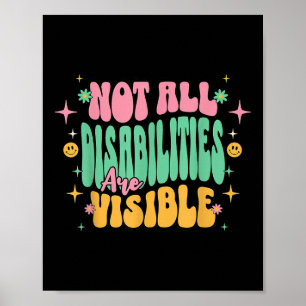 Niet alle handicaps zijn zichtbaar verborgen handi poster