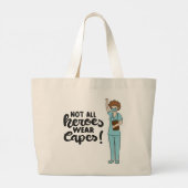 Niet alle helden Draag Capes Canvas tas (Achterkant)