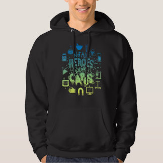 Niet alle helden Draag Capes Lab Tech Life Lab Wee Hoodie