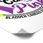 Niet alle kanker is roze, blaaskanker bewustzijn poster (Hoek)