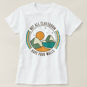 Niet alle klaslokalen hebben vier muren Homeschool T-shirt