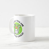 Niet alle Mannen worden Creëer met Eagle Funny Gol Koffiemok (Voorkant links)