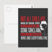 Niet-alle-meisjes-zijn-gemaakt van-kruid briefkaart (Voorkant / Achterkant)