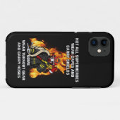 Niet alle Superhelden...brandweerman Case-Mate iPhone Case (Achterkant (horizontaal))