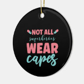 Niet alle superhelden Draag capsules Keramisch Ornament (Links)