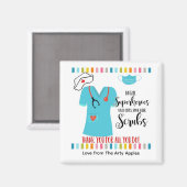 niet alle superheros draag kapsels magneet (Voorkant / Achterkant)