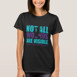 Niet alle wonden zijn zichtbaar Preventie van zelf T-shirt