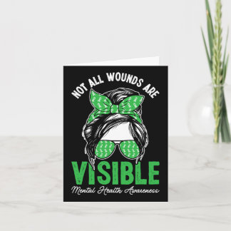 Niet alle wonden zijn zichtbaar rommelig maar gees kaart