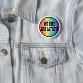 Niet alleen autistisch Autisme-acceptatie Ronde Button 5,7 Cm (In situ)