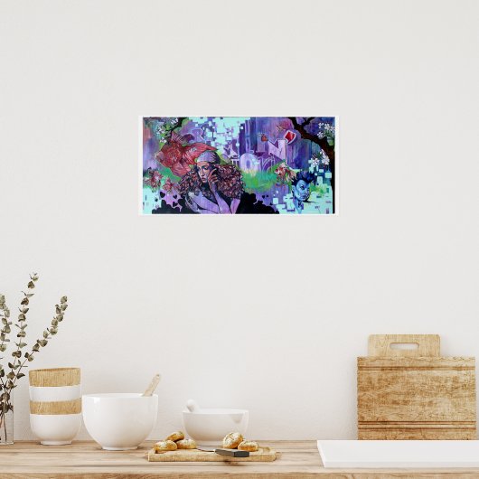 Niet alleen drijven poster (Keuken)