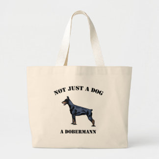 Niet alleen een hond grote tote bag