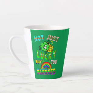 Niet alleen geluk, maar ook gezegend latte mok