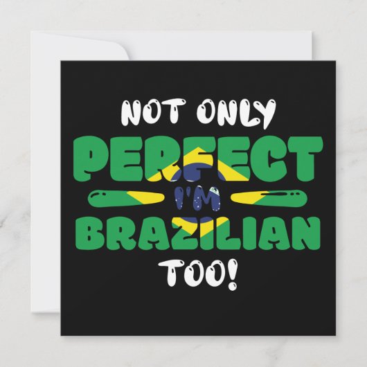 Niet alleen ideaal voor Brazilië, maar ook voor de Kaart (Voorkant)