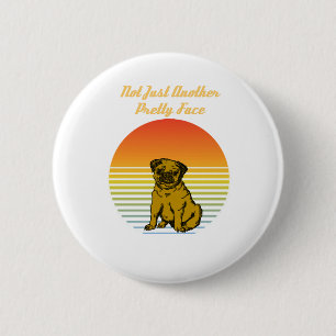 niet alleen maar een gezicht . ronde button 5,7 cm