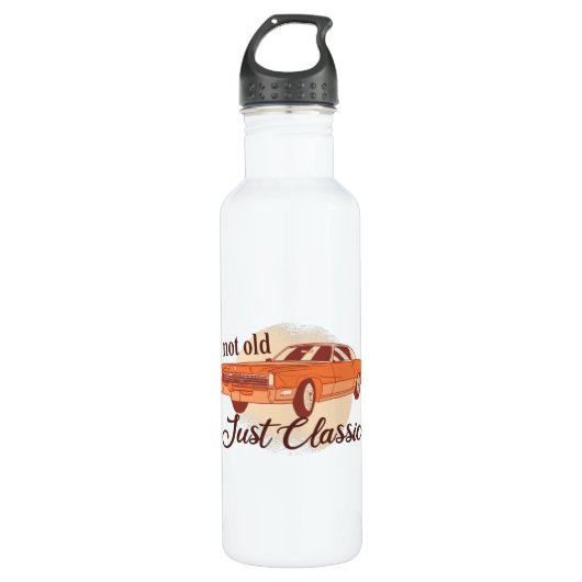 Niet alleen oud, klassieke waterfles  (Voorkant)